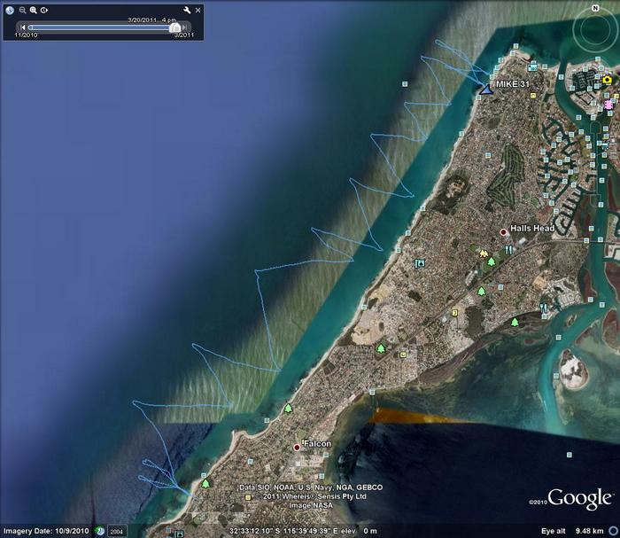 downwinder avi to blue bay